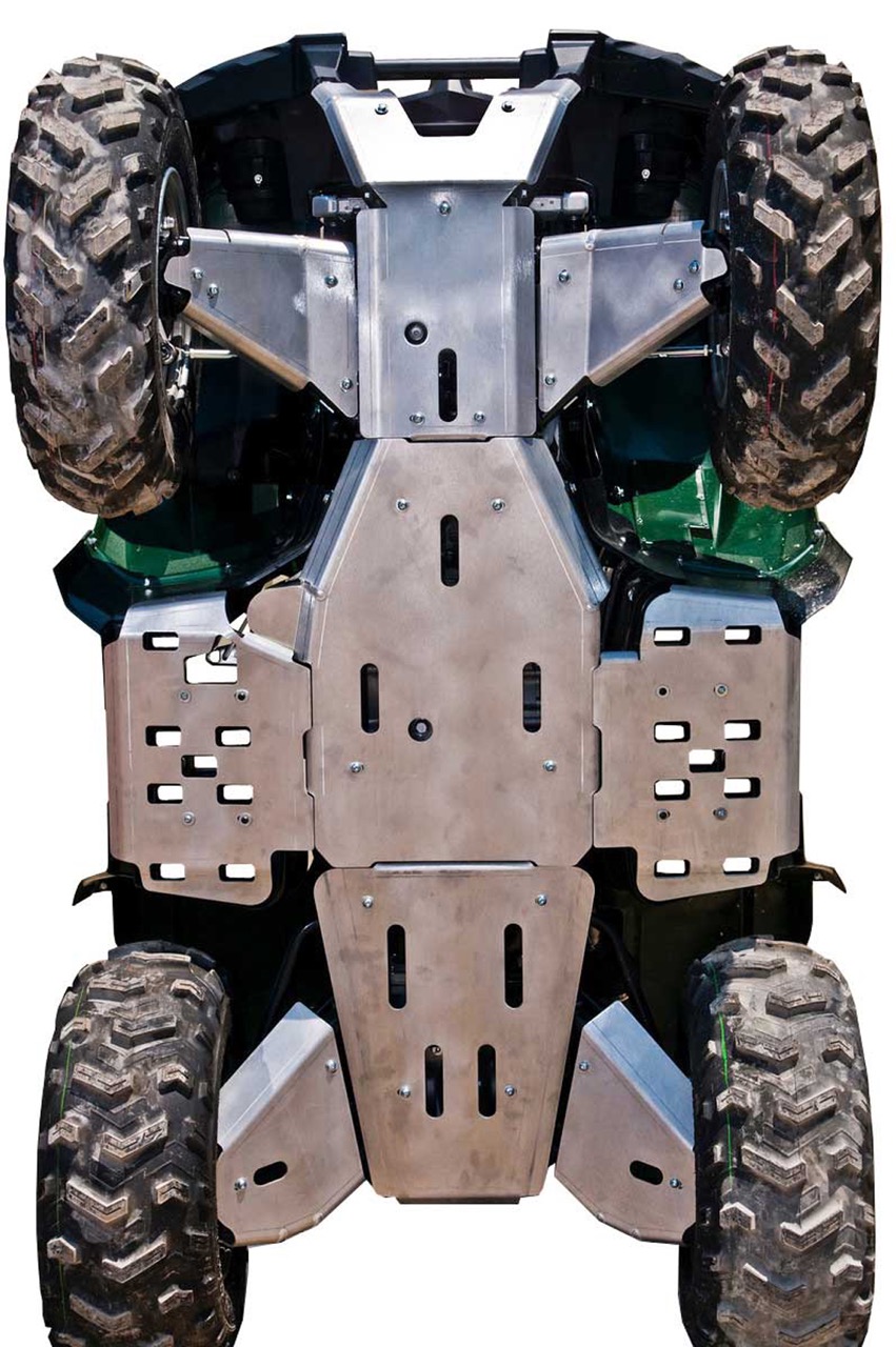 Yamaha Grizzly 550 & Grizzly 700 Ricochet 3-Piece Full Frame Skid Plates 