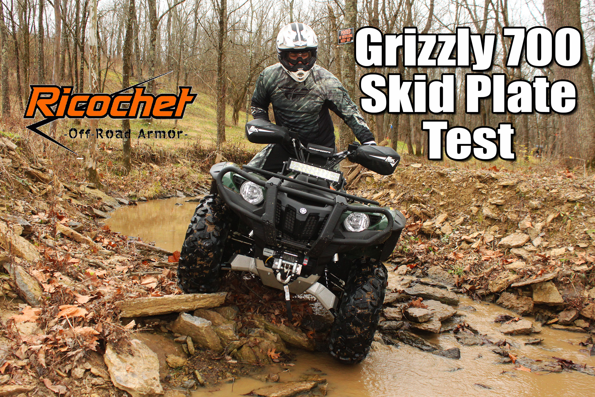 Ricochet, Grizzly 700 Skid Plates Test WITH VIDEO ATV On Demand