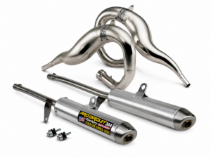 Yamaha Banshee Pro Circuit Platinum pipes and 304 silencers