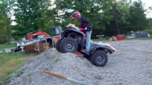 yamaha grizzly utility test