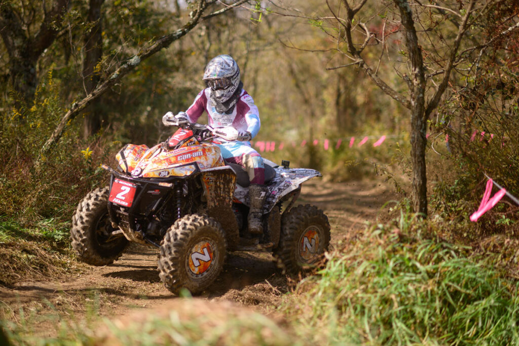 Brandon Frazier racing in the 4x4 Pro class at GNCC Round 11